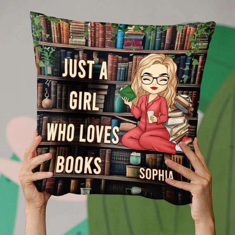 Custom Name Book Lover Gifts - Personalized Pillow