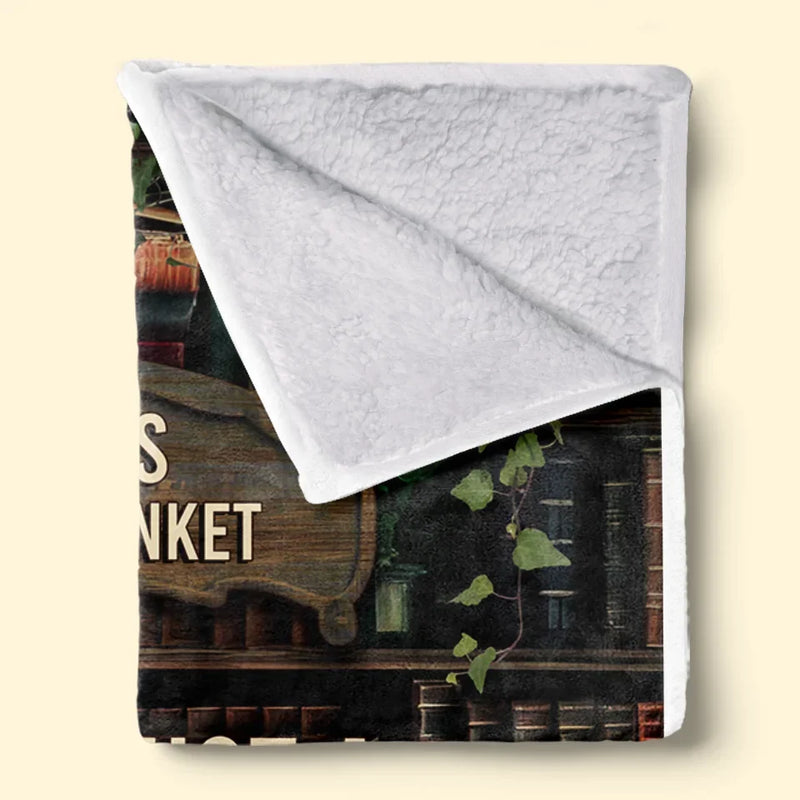 Custom Name Book Lover Gifts for Women - Personalized Blanket