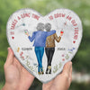 Good Drinks, Better Company - Bestie Personalized Custom Heart Shaped Stone With Stand - Christmas Gift For Best Friends, BFF, Sisters