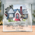 Custom House Photo Housewarming Gifts - Personalized Shaped Acrylic Plaque