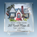 Custom House Photo Housewarming Gifts - Personalized Shaped Acrylic Plaque