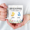 Bestie Are Like Butterflies - Bestie Personalized Custom 3D Inflated Effect Printed Mug - Christmas Gift For Best Friends, BFF, Sisters