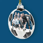 Custom Photo Soccer Team Christmas Gifts for Players - Personalized Ornament