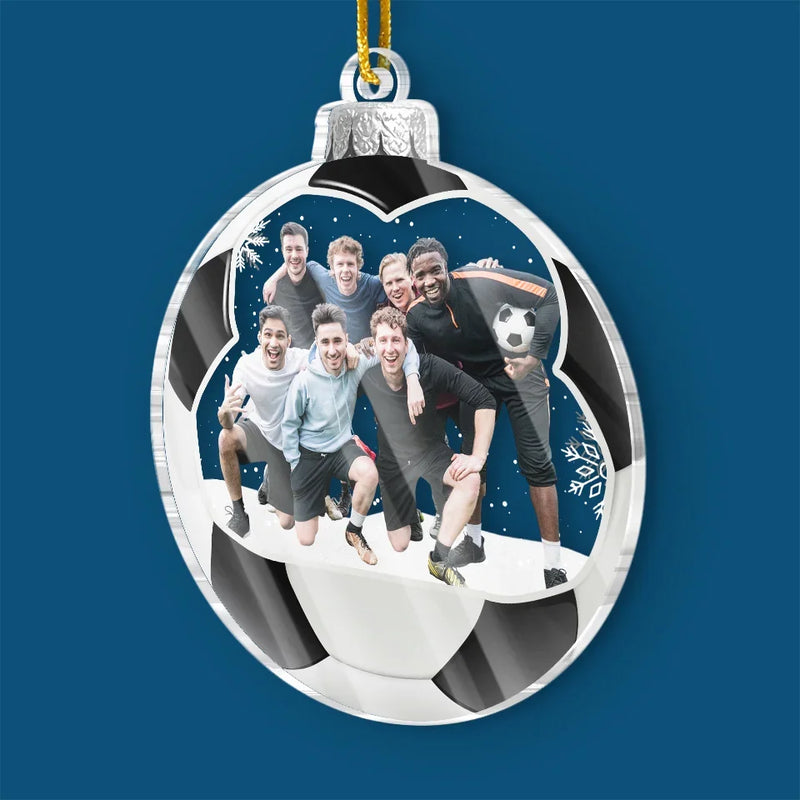 Custom Photo Chase The Dream, Seize The Win - Personalized Custom Ornament - Acrylic Custom Shaped - Christmas Gift For Sport Lovers, Sport Players