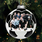 Custom Photo Soccer Team Christmas Gifts for Players - Personalized Ornament