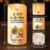 An Unbreakable Bond - Memorial Personalized Custom LED Candle - Sympathy Gift, Christmas Gift For Pet Owners, Pet Lovers