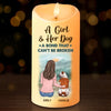 An Unbreakable Bond - Memorial Personalized Custom LED Candle - Sympathy Gift, Christmas Gift For Pet Owners, Pet Lovers