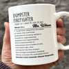 The Best Dumpster Firefighters Turn Chaos Into Opportunity - Friend Personalized Custom Mug - Christmas Gift For Best Friends, Sisters, Family Members, Coworkers