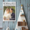Custom Photo The Wedding Times - Couple Personalized Custom Vertical Poster - Christmas Gift For Husband Wife, Anniversary, First Christmas