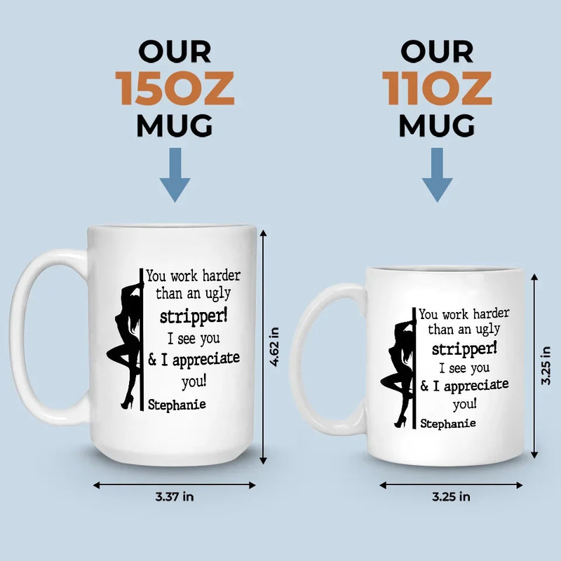I Bring The Sparkle And The Singles - Friend Personalized Custom Mug - Christmas Gift For Best Friends, Sisters, Family Members, Coworkers