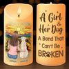 A Link That Can Never Be Severed - Memorial Personalized Custom LED Candle - Sympathy Gift, Christmas Gift For Pet Owners, Pet Lovers
