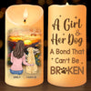 A Link That Can Never Be Severed - Memorial Personalized Custom LED Candle - Sympathy Gift, Christmas Gift For Pet Owners, Pet Lovers