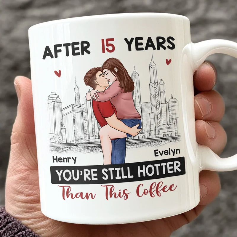 Every Kiss Holds A Promise That Time Cannot Break - Couple Personalized Custom Mug - Christmas Gift For Husband Wife, Anniversary