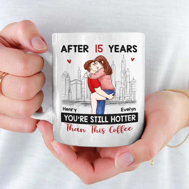 Every Kiss Holds A Promise That Time Cannot Break - Couple Personalized Custom Mug - Christmas Gift For Husband Wife, Anniversary