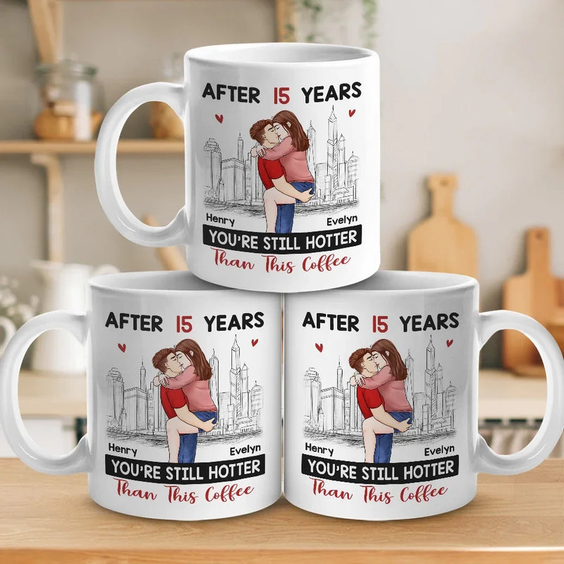 Every Kiss Holds A Promise That Time Cannot Break - Couple Personalized Custom Mug - Christmas Gift For Husband Wife, Anniversary