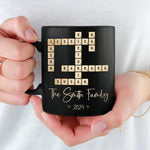 Custom Family Name Word Tile Gifts - Personalized Mugs