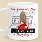 Custom Name Funny Valentine's Day Gifts for Couples - Personalized Mugs