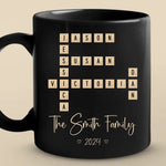Custom Family Name Word Tile Gifts - Personalized Mugs
