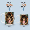 Just A Girl With A Heart Full Of Stories - Personalized Custom Mug - Christmas Gift For Book Lovers