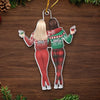 The Best Friends Are The Ones Who Bring Out The Best In You - Bestie Personalized Custom Ornament - Acrylic Custom Shaped - Christmas Gift For Best Friends, BFF, Sisters