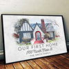 Custom Photo Families As The Foundation Of Happiness - Family Personalized Custom Horizontal Poster - Christmas Gift For Family Members
