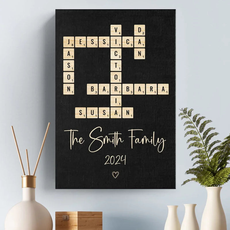 Creating Memories - Family Personalized Custom Vertical Canvas - Gift For Family Members