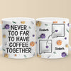 Long Distance Miss You More Than Words Can Say - Bestie Personalized Custom 3D Inflated Effect Printed Mug - Christmas Gift For Best Friends, BFF, Sisters