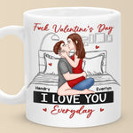 Custom Name Funny Valentine's Day Couple Gifts - Personalized Mugs