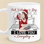Custom Name Funny Valentine's Day Couple Gifts - Personalized Mugs