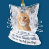 Custom Photo You Were My Favorite Hello - Memorial Personalized Custom Ornament - Acrylic Custom Shaped - New Arrival, Sympathy Gift, Christmas Gift For Pet Owners, Pet Lovers AMZ