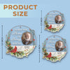 Custom Photo You Never Walk Alone - Memorial Personalized Custom Ornament - Acrylic Custom Shaped - New Arrival, Sympathy Gift, Christmas Gift For Family Members AMZ