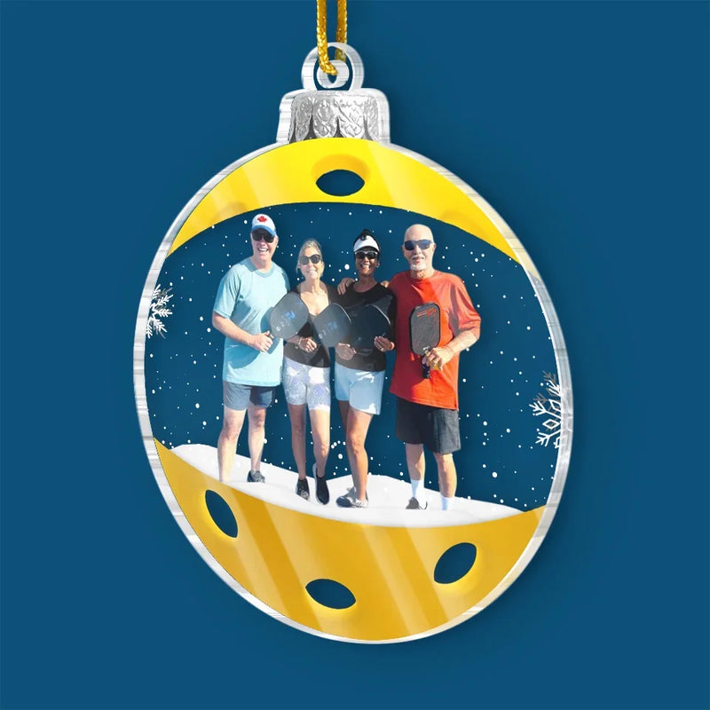 Custom Photo The Perfect Mix Of Skill And Fun - Sport Personalized Custom Ornament - Acrylic Custom Shaped - Christmas Gift For Sport Lovers, Sport Players