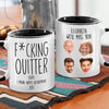 Custom Photo I Mean Happy Retirement - Coworker Personalized Custom Accent Mug - Christmas Gift, Appreciation, Retirement Gift For Coworkers, Work Friends, Colleagues