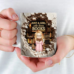 Custom Name Book Lover Library Gifts - Personalized Mug
