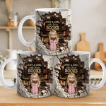 Custom Name Book Lover Library Gifts - Personalized Mug