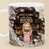 Read To Live And Live To Read - Personalized Custom Mug - Christmas Gift For Book Lovers