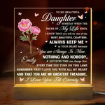 Custom Name Daughter Gifts - Personalized Acrylic LED Light