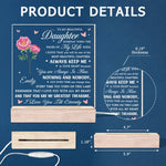 Custom Name Daughter Gifts - Personalized Acrylic LED Light
