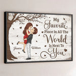 Custom Name Couple Love Quote Gifts - Personalized Poster