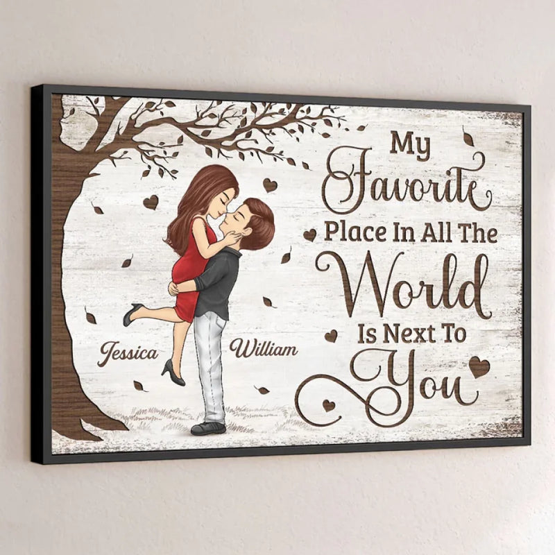 Custom Name Couple Love Quote Gifts - Personalized Poster