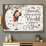 Custom Name Couple Love Quote Gifts - Personalized Poster