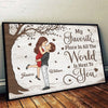 My Smile Is Yours - Couple Personalized Custom Horizontal Poster - Gift For Husband Wife, Anniversary