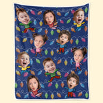 Custom Photo Christmas Gifts for Kids - Personalized Blanket