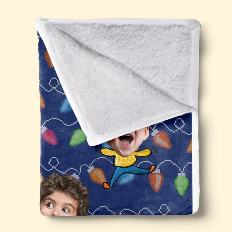 Custom Photo You Are Everything - Family Personalized Custom Blanket - Christmas Gift For Family Members