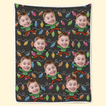 Custom Photo Christmas Gifts for Kids - Personalized Blanket