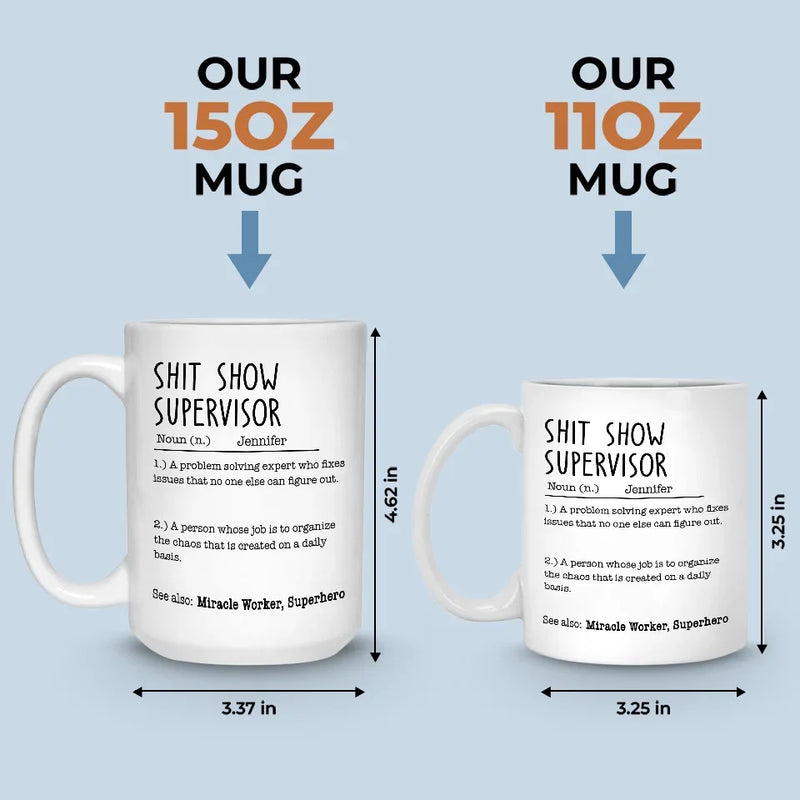 Handles Chaos Like A Pro - Friend Personalized Custom Mug - Christmas Gift For Best Friends, Sisters, Family Members, Coworkers