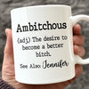 The Desire To Become A Better - Friend Personalized Custom Mug - Christmas Gift For Best Friends, Sisters, Family Members, Coworkers