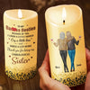 Cheers To Holiday Memories With My Besties - Bestie Personalized Custom LED Candle - Christmas Gift For Best Friends, BFF, Sisters