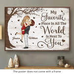 Custom Name Couple Love Quote Gifts - Personalized Poster