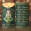 What You Imagine You Create - Yoga Personalized Custom LED Candle - Christmas Gift For Yoga Lovers